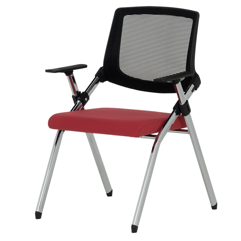 Сгъваем посетителски офис стол Carmen 1704 червен